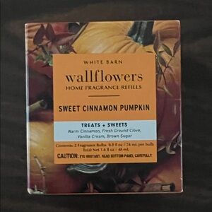 NWT White Barn Home Fragrance Refills-Sweet Cinnamon Pumpkin Wallflowers